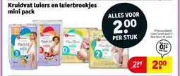 Kruidvat Kruidvat luiers en luierbroekjes mini pack aanbieding
