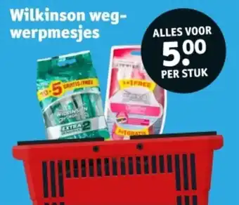 Kruidvat Wilkinson weg werpmesjes aanbieding