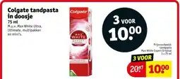Kruidvat Colgate tandpasta in doosje aanbieding
