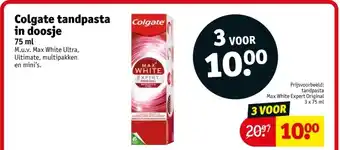 Kruidvat Colgate tandpasta in doosje aanbieding