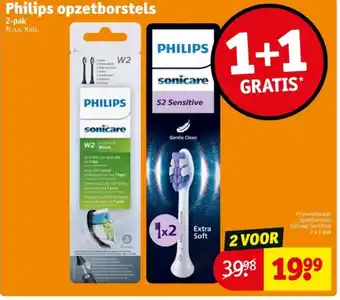 Kruidvat Philips opzetborstels aanbieding
