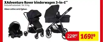 Kruidvat XAdventure Rover kinderwagen 3-in-1 aanbieding