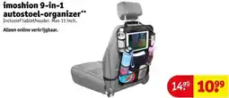 Kruidvat imoshion 9 in 1 autostoel-organizer aanbieding