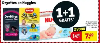 Kruidvat Drynites en Huggies aanbieding