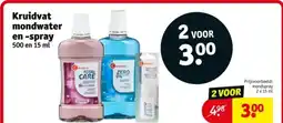 Kruidvat Kruidvat mondwater en spray aanbieding