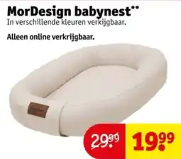Kruidvat MorDesign babynest aanbieding