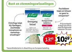 Kruidvat A.Vogel passiflora sterk Rustgevende tabletten aanbieding
