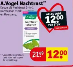Kruidvat A.Vogel Nachtrust aanbieding