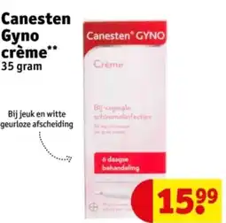 Kruidvat Canesten Gyno crème aanbieding