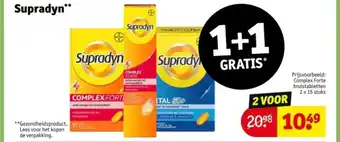 Kruidvat Supradyn aanbieding