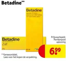 Kruidvat Betadine aanbieding