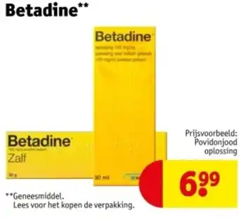 Kruidvat Betadine aanbieding