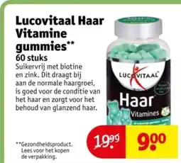 Kruidvat Lucovitaal Haar Vitamine gummies aanbieding