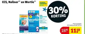 Kruidvat CCS, Nailner en Wortie aanbieding