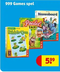 Kruidvat 999 Games spel aanbieding