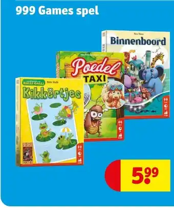 Kruidvat 999 Games spel aanbieding