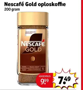 Kruidvat Nescafé Gold oploskoffie aanbieding