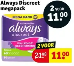 Kruidvat Always Discreet megapack aanbieding
