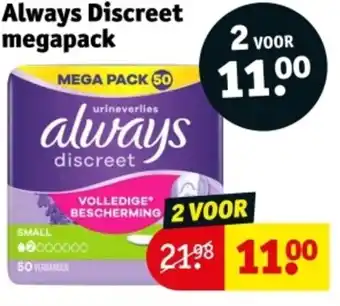 Kruidvat Always Discreet megapack aanbieding