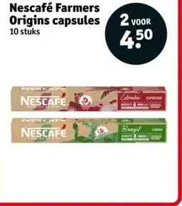 Kruidvat Nescafé Farmers Origins capsules aanbieding