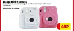 Kruidvat Instax Mini 9 camera aanbieding