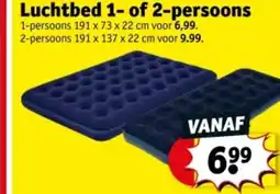 Kruidvat Luchtbed 1 of 2 persoons aanbieding