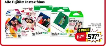 Kruidvat Alle Fujifilm Instax films aanbieding