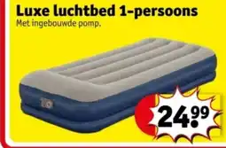 Kruidvat Luxe luchtbed 1-persoons aanbieding