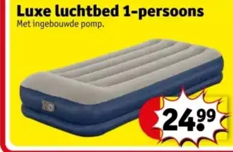 Kruidvat Luxe luchtbed 1-persoons aanbieding