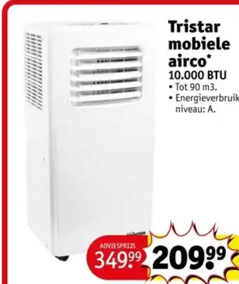 Kruidvat Tristar mobiele airco aanbieding