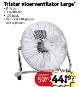 Kruidvat Tristar vloerventilator Large aanbieding