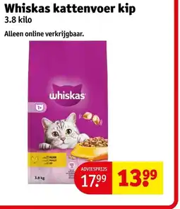 Kruidvat Whiskas kattenvoer kip aanbieding