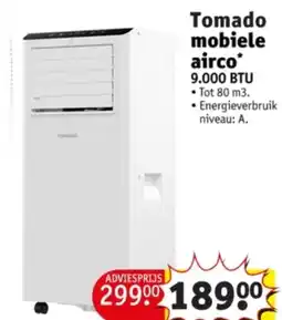 Kruidvat Tomado mobiele airco aanbieding