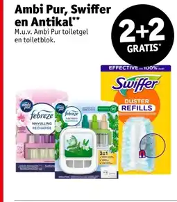 Kruidvat Ambi Pur, Swiffer en Antikal aanbieding
