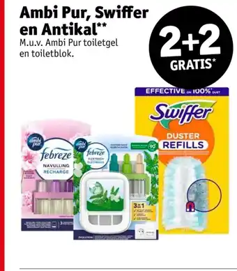 Kruidvat Ambi Pur, Swiffer en Antikal aanbieding