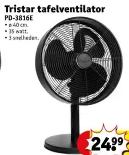 Kruidvat Tristar tafelventilator aanbieding