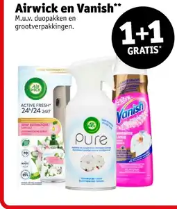 Kruidvat Airwick en Vanish aanbieding