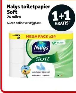 Kruidvat Nalys toiletpapier Soft aanbieding