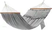 Bol.com FURNIBELLA - Unisex's GDC022G01 hangmat grijs 210 x 150 cm aanbieding