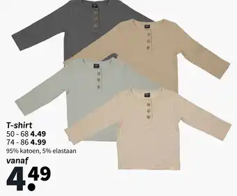 Wibra T-shirt aanbieding