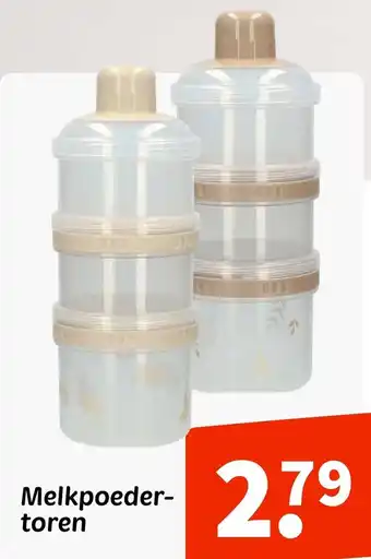 Wibra Melkpoedertoren aanbieding