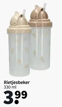 Wibra Rietjesbeker aanbieding