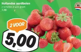 Poiesz Hollandse aardbeien aanbieding