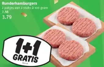 Poiesz Runderhamburgers aanbieding