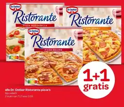 Spar alle Dr. Oetker Ristorante pizza's aanbieding