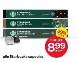 Spar alle Starbucks capsules aanbieding