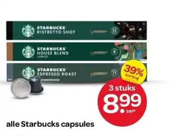 Spar alle Starbucks capsules aanbieding