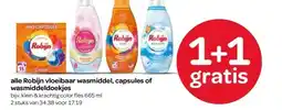 Spar alle Robijn vloeibaar wasmiddel, capsules of wasmiddeldoekjes aanbieding