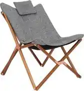 Bol.com Bo-Camp - Urban Outdoor - Relaxstoel - Bloomsbury - M - Oxford polyester - Grijs aanbieding