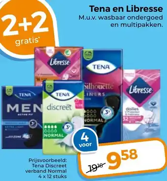 Trekpleister Tena en Libresse aanbieding